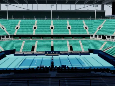 Hard Rock Stadium- Tennis - Miami USA  3D model