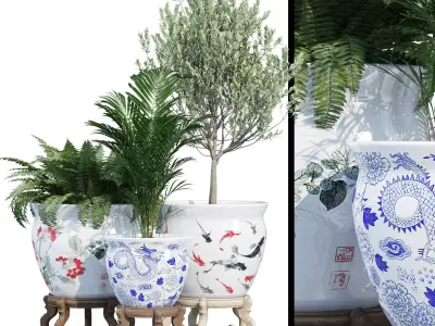 Porcelain three 3D model