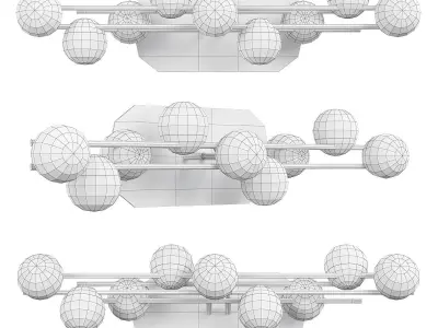 sconce Tessara Low-poly 3D model