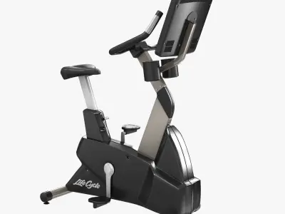 Life Fitness Integrity Series Upright Lifecycle 3D model