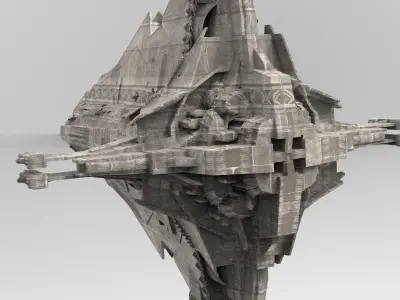 Colossal Space Temple 4  3D model