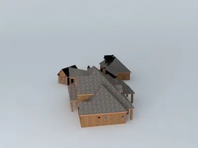 Stately House Free 3D model