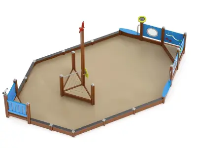 Lappset Sandbox Boat 3D model