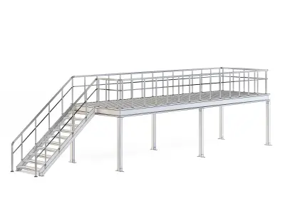 Factory Platform 3D model