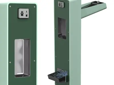 Akuna Drinking Fountain 3D model