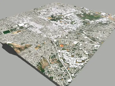 Cityscape Jaipur Rajasthan India 3D model