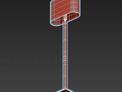URBAN floor lamp with shade 3D model