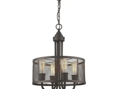 Holbeach Light Dimmable Chandelier 3D model