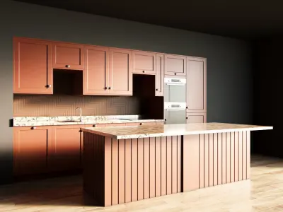 64-Kitchen4 matte 6 3D model