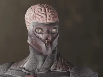 Soldier MK1 Low-poly 3D model