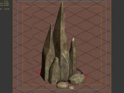 Not Zhoushan - Volcano - Shiya 02 3D model