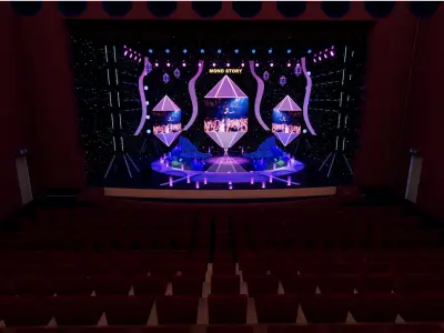 Mono story demo stage 3D model