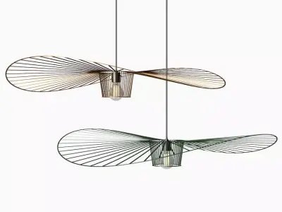 Vertigo Round Chandelier 3D model
