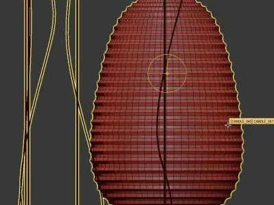 CANDLE wyway pendant light 3D model