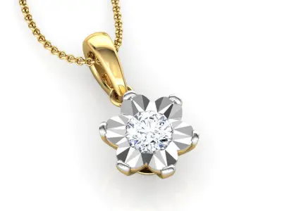 Bloo Pendant 3D print model