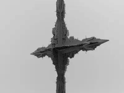 Pharaohs Ship Tower return 7 3D model