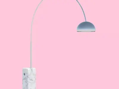 Modern Arch Lamp 3D model