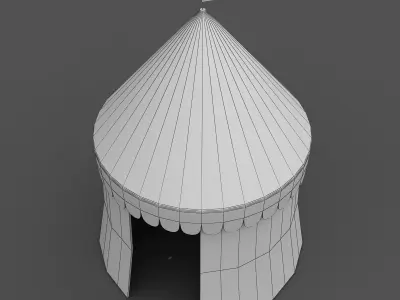 Circus Tent 3D model
