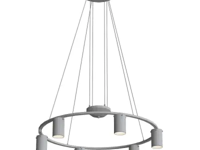 Counter Weights Round Suspension 3D model