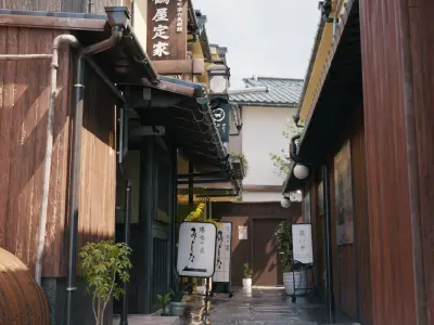 Blender Japan old alley with day-night and weather cycle 3D model