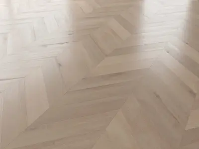  Parquet Oak Vergne Brushed set 4 3D model