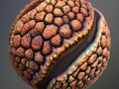 Material Skin Alien 12 Seamless PBR Texture Texture