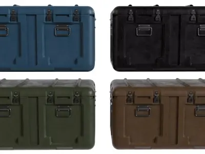 Ammo Box V1 Low-poly 3D model