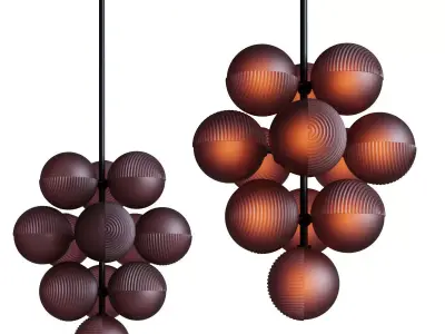 Stellar Grape Pendant by Pulpo  3D model