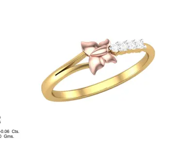 Delicate Ring - 21 3D print model