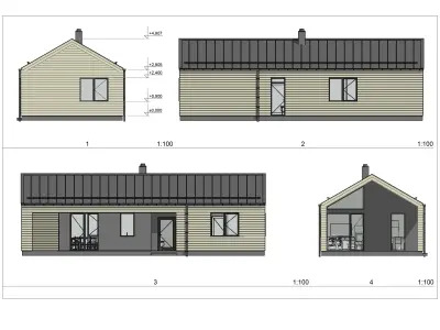 Summer house   archicad22   sketchup   lumion10 3D model