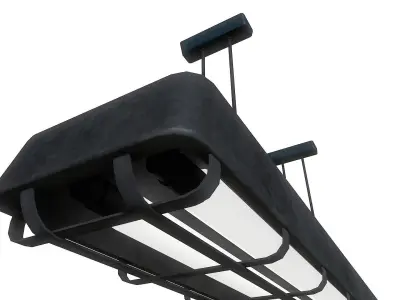 Fluorescent Lamp 06 Low-poly 3D model