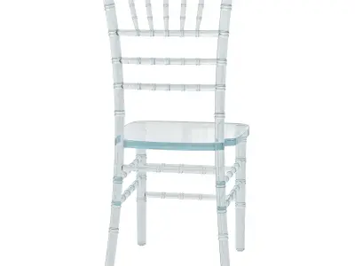 Chiavari Chair Crystal Ice  Low-poly 3D model