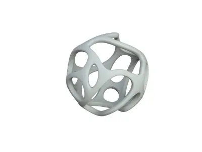 SciFi Cube Object No 29621 Low Poly Shape Texture