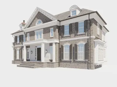 Build007 mansion 3D model