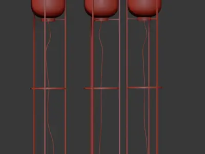 Fischer Honsel Stehleuchte Floor Lamp 3D model