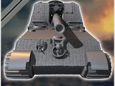 Waffentrager Grille 21 210mm - Germany Eastern Western Front Nor 3D print model V1
