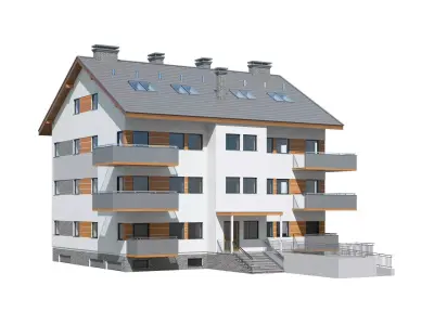 Cottage 016 3D model