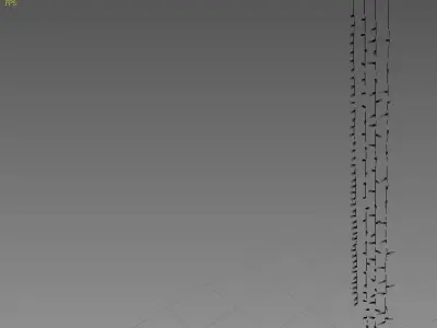 LED String Lights 3D model