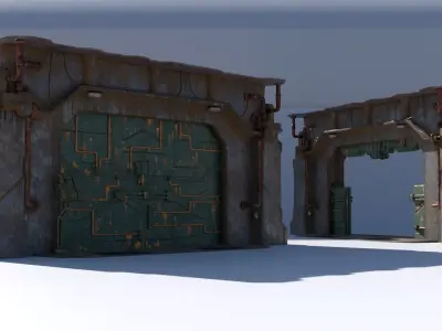 Gates 3D model
