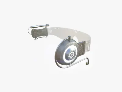 SciFi Glasses D10 Steel Light - Character Design Fashion Low-poly 3D model