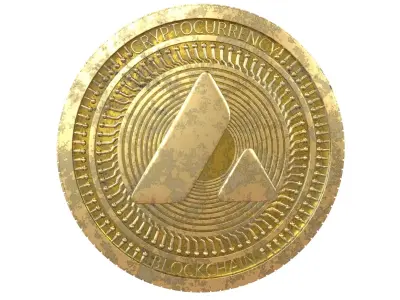 Avalanche Coin v6 002 3D model
