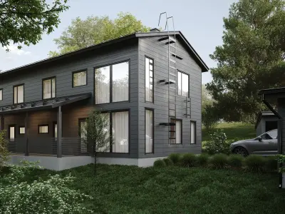 Modern house 05 3D model