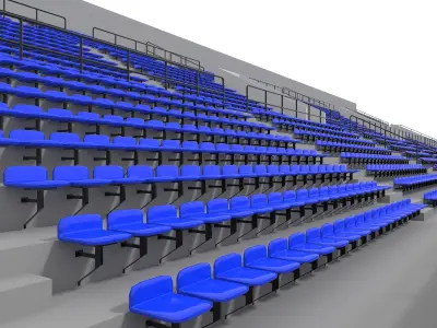 Stadium Tribune 05 3D model