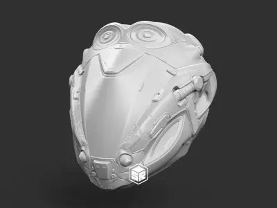 Sci-Fi Helmet 3D print model