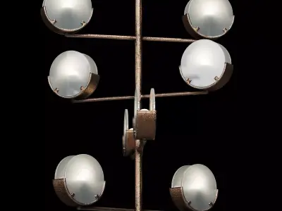 Chandelier Rooma lamp 02 3D model