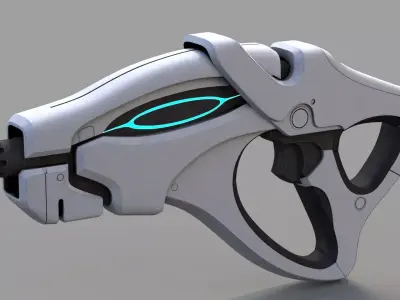 Science Fiction Gun 6 3D model