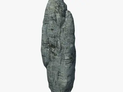 Rocky Cliff  Low-poly 3D model