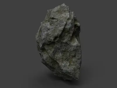 Rock 7-3 Low-poly 3D model