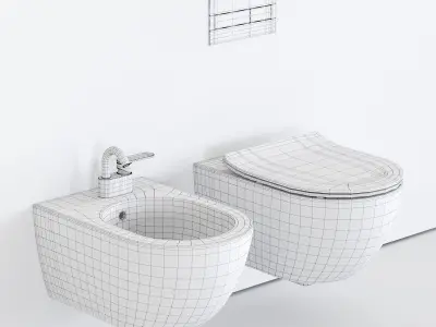 Ceramica Flaminia App Wall Hung WC 3D model