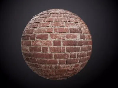 Brick Wall Red Seamless PBR Texture Texture